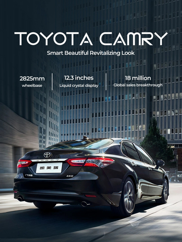 Mid Size Luxury Toyota Camry Hybrid Car Lốp phía trước Động cơ 150 HP