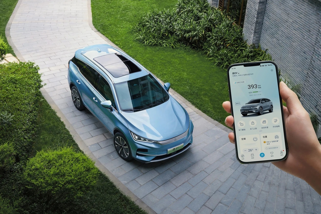 4WD New Energy BYD EV Car 112Km loại độc quyền Tàu chủ lực Byd Tang DM-I