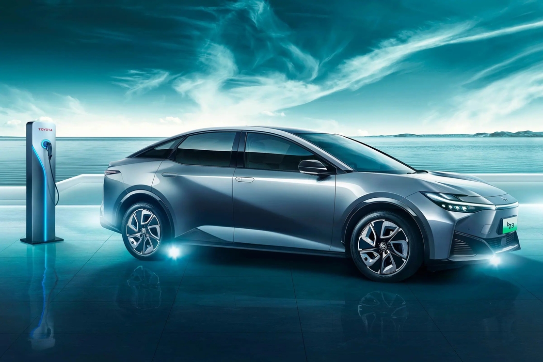 Mid Size Toyota Electric Sedan 517km Elite PRO Đơn vị điện Toyota Bz3 EV