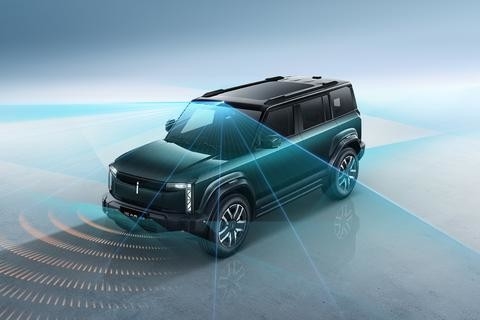 150km / h Băng lái Chery xe điện iCAR 03 Với trải nghiệm lái xe thoải mái