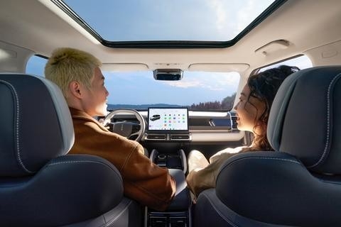 150km / h Băng lái Chery xe điện iCAR 03 Với trải nghiệm lái xe thoải mái