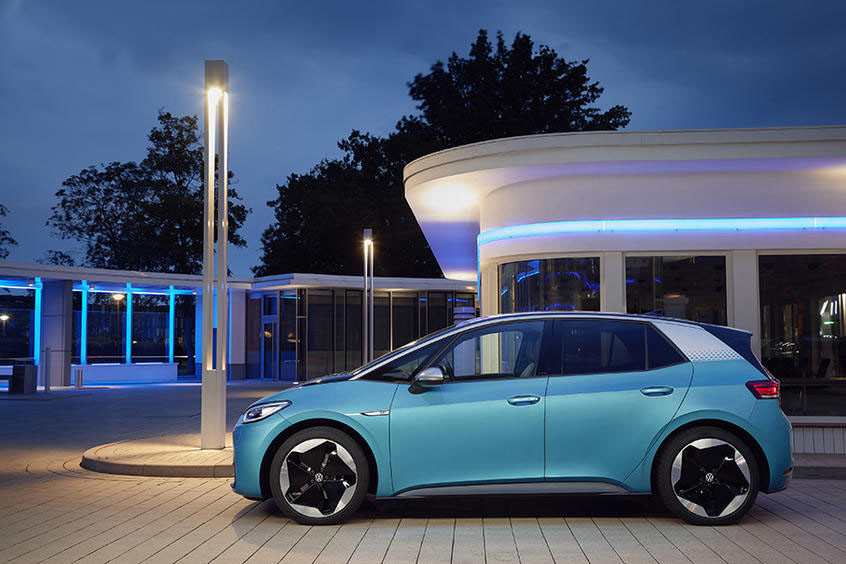 300 Miles Range xe điện Volkswagen 160km / h 5 chỗ ngồi VW ID3 xe điện