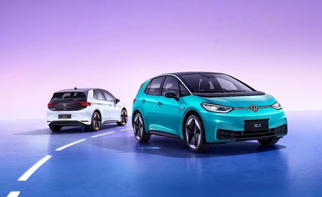 300 Miles Range xe điện Volkswagen 160km / h 5 chỗ ngồi VW ID3 xe điện