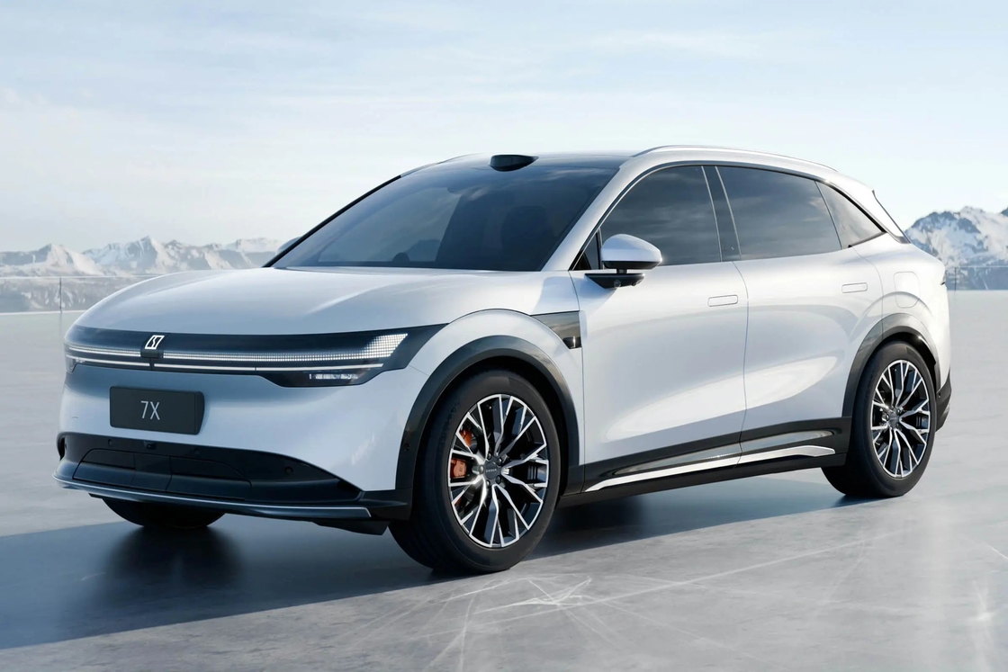 Zeekr 7x 2024 2025 4WD SUV tầm xa điện tinh khiết 210km / h LHD tốc độ cao Mô hình mới ZEEKR 7X Xe năng lượng mới